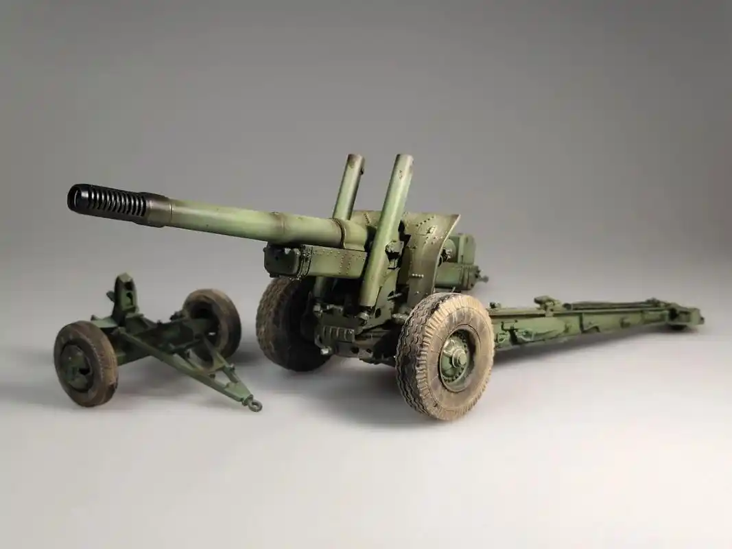 中国志愿军ml-20型152榴弹炮 在抗美援朝上甘岭的战斗中,我志愿军涌现