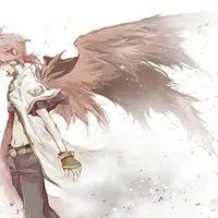 微信头像男生动漫黑白的翅膀【点击鼠标右键下载】