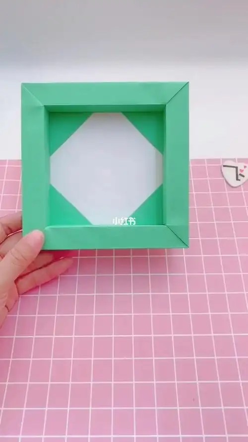立体相框手工折纸教程