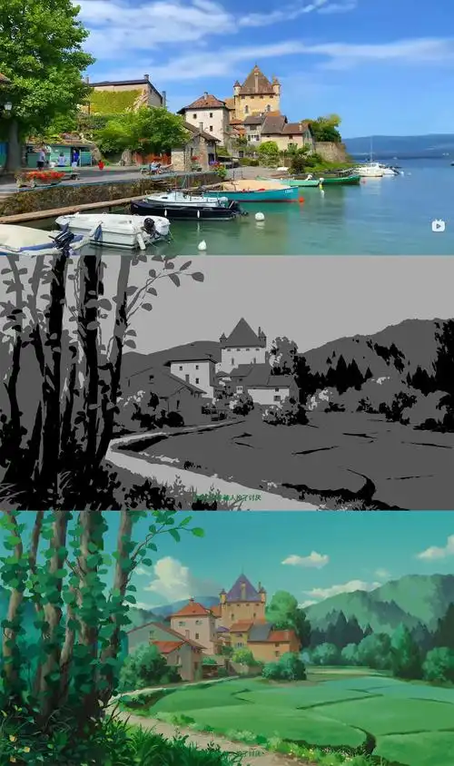 动漫风场景插画图片壁纸