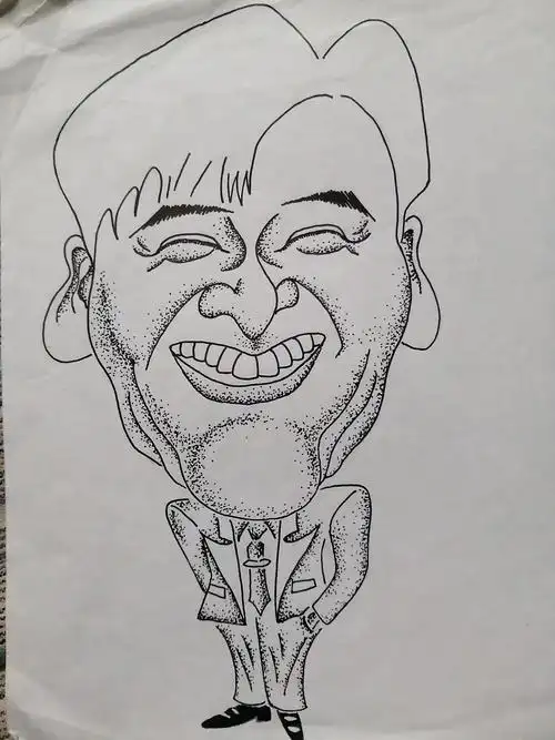 周润发手绘,周润发头像动漫_大山谷图库