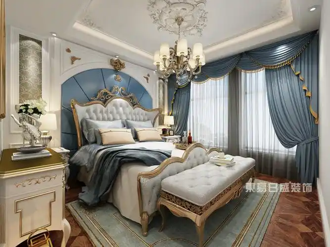 浪漫法式风格卧室装修设计