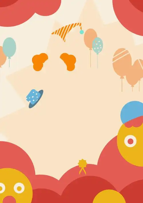 六一儿童节卡通海报背景素材