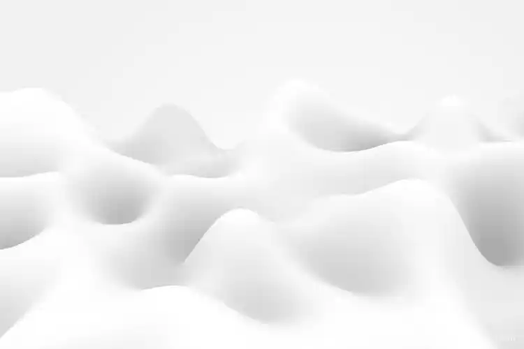 柔和光滑的3d白色波浪线底纹效果背景图片素材