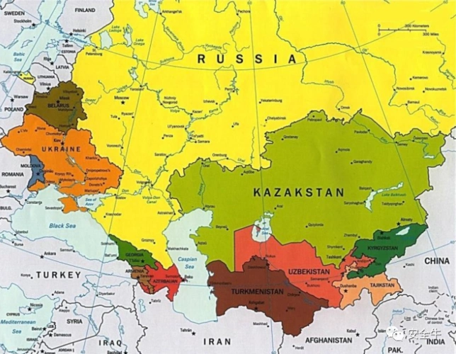 这些国家都是前苏联独联体国家(下图),与克里姆林宫的关系一直很好