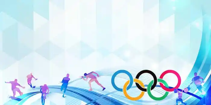 简约炫彩奥林匹克合成背景