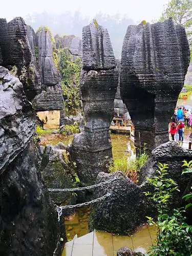重庆黑山谷,龙鳞石海
