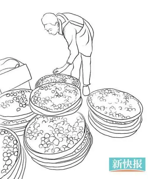 苗族米酒简笔画