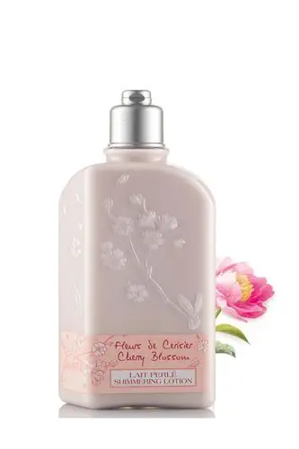 正品法国欧舒丹樱花身体乳去鸡皮补水保湿滋润温和柔滑嫩白润肤乳