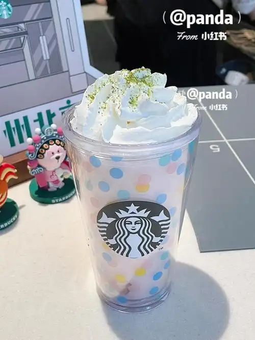 星巴克新饮品白桃绵绵星冰乐