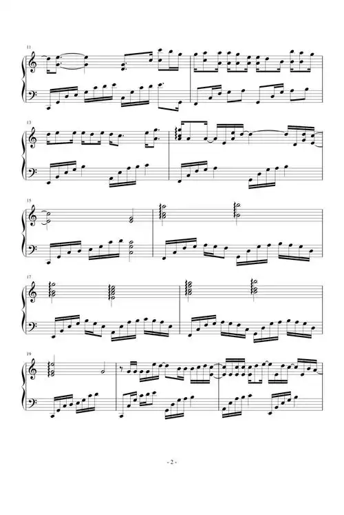 徐秉龙,沈以诚《白羊》钢琴谱2