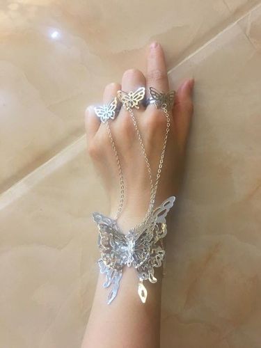 手链新品天官赐福花城手镯死灵银蝶cos佩饰手链