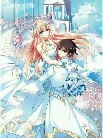 美丽的叶冰瑶和帅气的葳斯基.