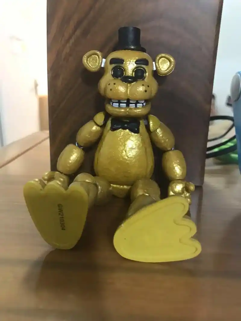 手办 fnaf重置金熊#模型 - 抖音