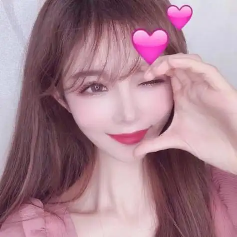 萌妹子比心头像 头像图片大全 -【爱个性】