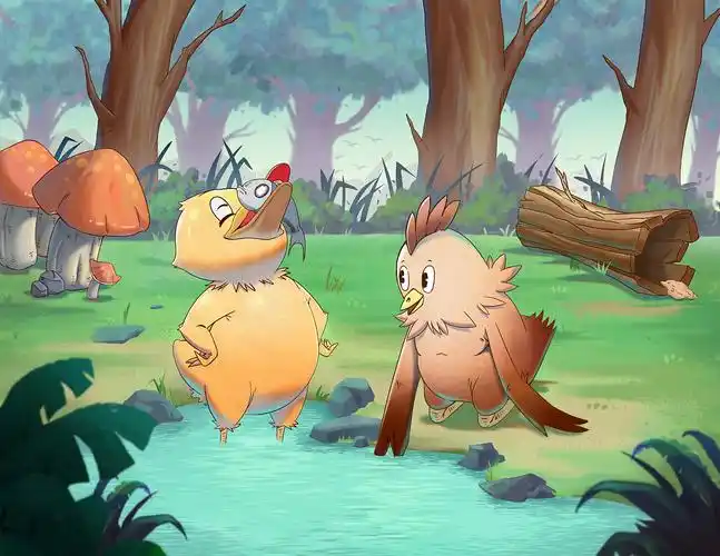 儿插《小鸭子和小鸡》