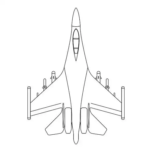 战斗机外形军用装备图标图片