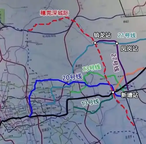 地铁20号线来了!还有广州第二机场最新消息._规划