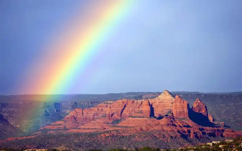 夏天好看的彩虹,高清图片,电脑桌面-壁纸族