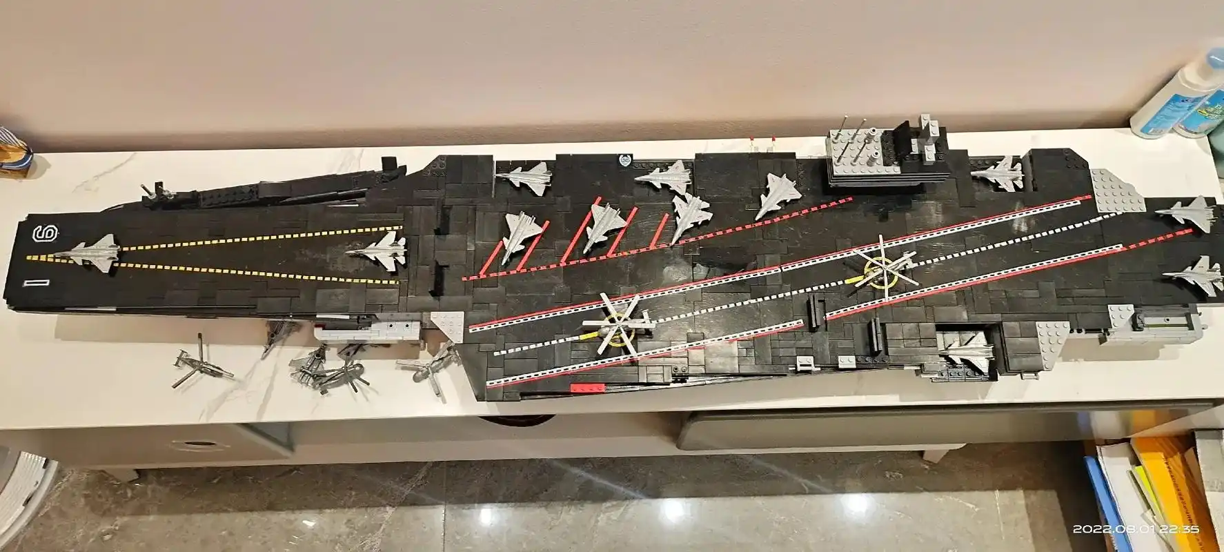 航贤号航母.张可贤作品#乐高 #拼装模型 #成果展示  - 抖音