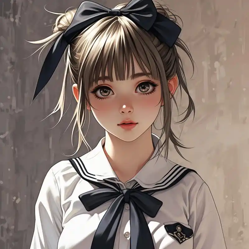 jk女生头像精选 94 今天给大家带来一组超级可爱的jk女生头像,穿上