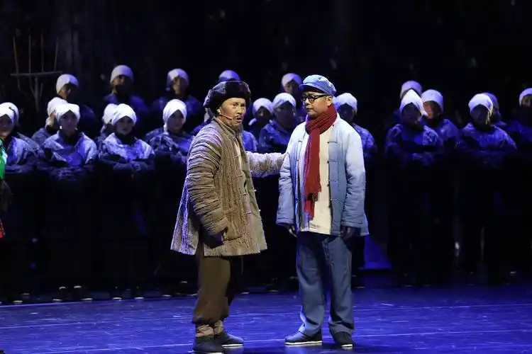 (舞台剧《永乐宫纪事》剧照,由 张亚东拍摄)