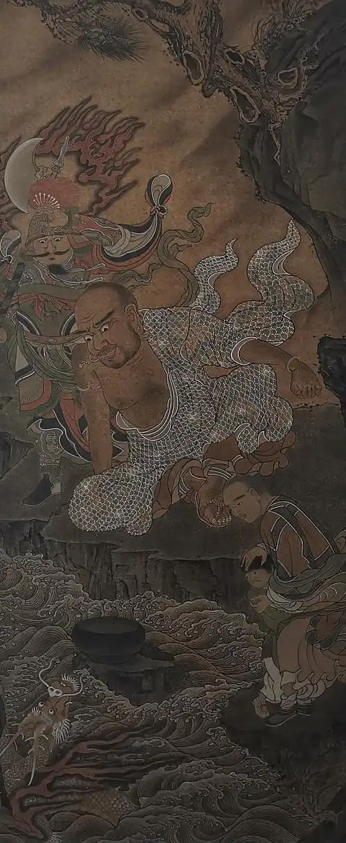 降龙罗汉图