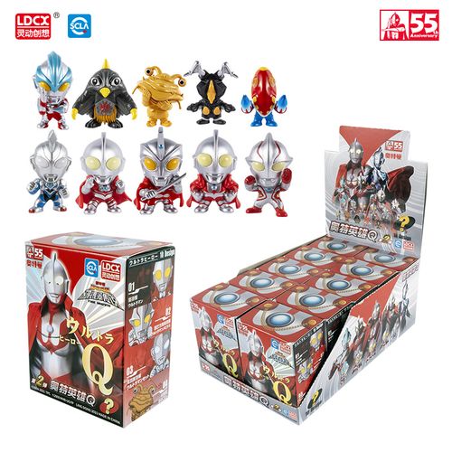灵动创想奥特曼盲盒迪迦泰奥特英雄q版q版第二弹2弹泽塔佐菲银河
