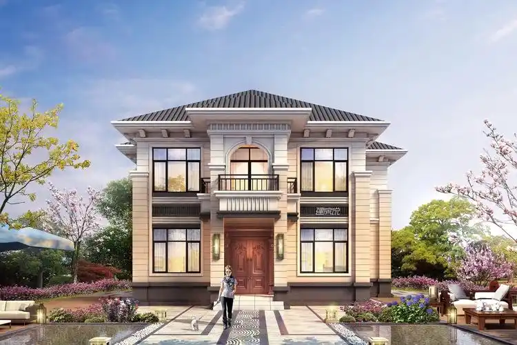 农村建房图纸:有房才有家,面宽12米,占地115平的新中式别墅,安排!