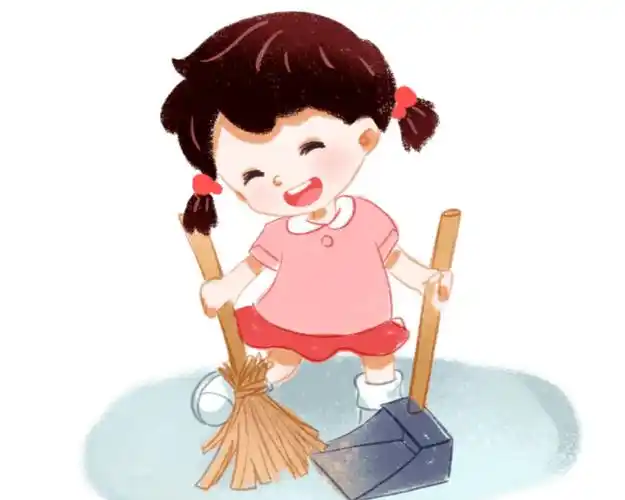 五一劳动节幼儿园温馨提示儿童做家务年龄对照表越劳动越聪明