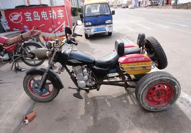 招远牛人自己改装三轮摩托车,我只想问:你能上路吗?