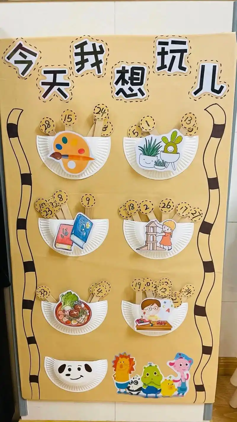 幼儿园区域进区卡.分享一组简单易做的进区卡#幼儿园 #幼儿园