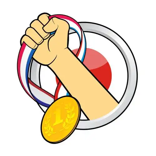 金牌,日本,金色,奖牌,胜利
