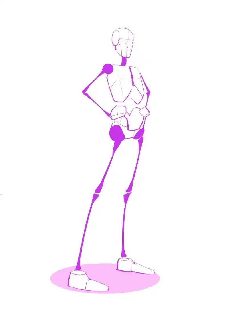 一组火柴人动态速写～#绘画 #人体结构教程 #速写 #动漫人 - 抖音