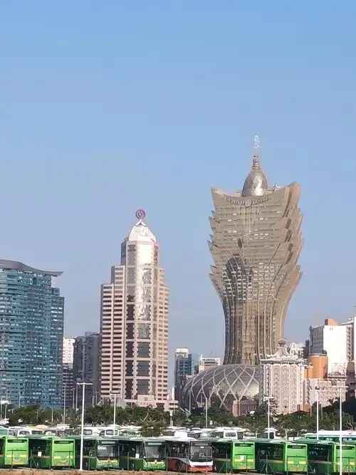 金壁辉煌的澳门赌场大厦