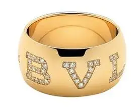 宝格丽mono logo圆戒