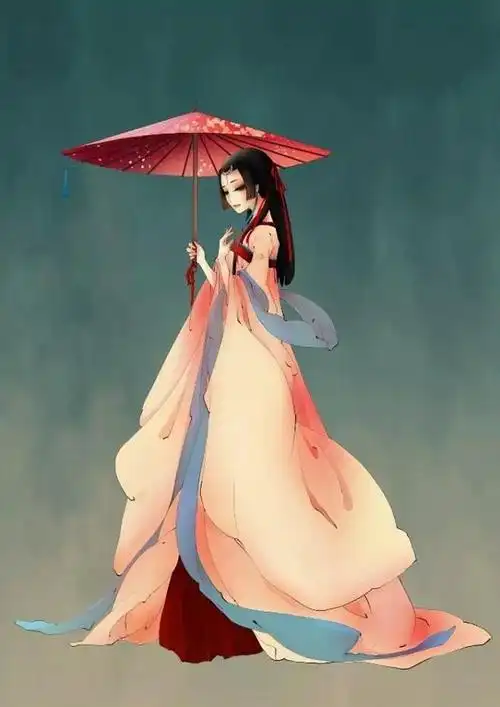 头像帅气不良喜欢就古代美女漫画油纸伞古风动漫少女卡通人物美少女