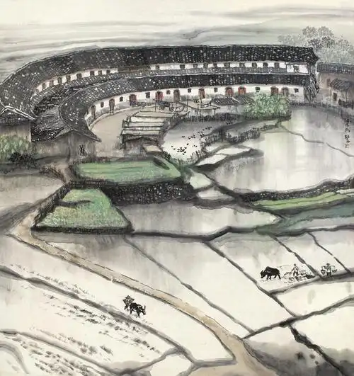 0423 田野 镜片 纸本