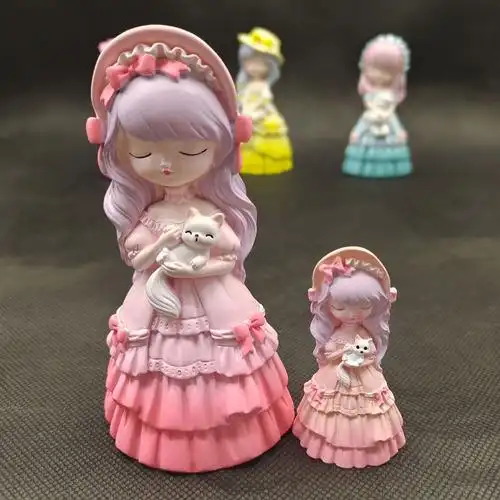 批发贝蒂公主烘焙蛋糕巧克力硅胶模具立体可爱贝蒂公主石膏娃娃滴