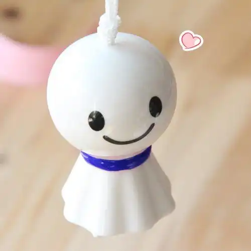 宅电舍 晴天娃娃风铃 日式风铃 陶瓷公仔可爱风铃壁饰生日礼物_7折