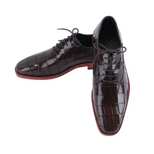 [9.9新]爱马仕hermes男性鳄鱼皮鞋l25661