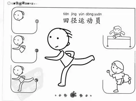 运动的小人简笔画正在运动的小人简笔画