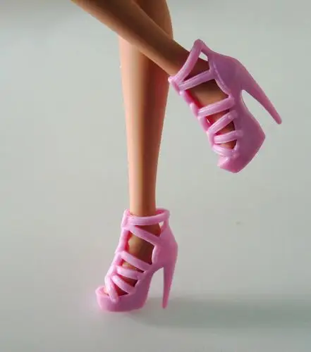 正版美泰芭比娃娃鞋子 芭比鞋 babi鞋子可儿丽芙乐吉儿娃娃鞋子