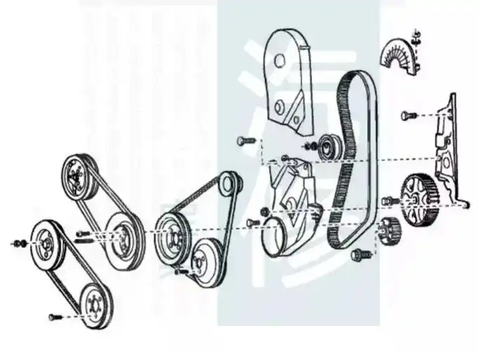 朗逸正时皮带多少公里更换(大众车系82张正时皮带安装示意图) - 青木