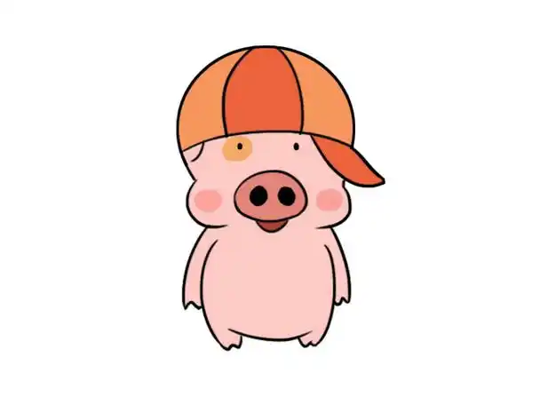 麦兜简笔画零基础麦兜的简笔画画法