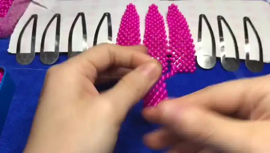 适合宝妈学生上班族的发夹手工活外发加工真实回收