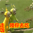 搞笑:走,领你去吃饭表情包