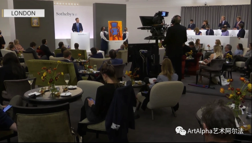 弗洛依德画大卫·霍克尼肖像高价成交,康定斯基创拍卖纪录第二高,苏富