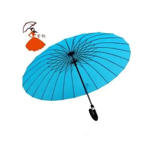 24骨超大mabu直杆伞创意雨伞 日韩高尔夫广告伞 透明雨.