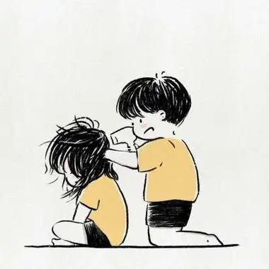 高清超暖的宠溺超甜动漫情头图片-卡通头像 - 壁纸之家